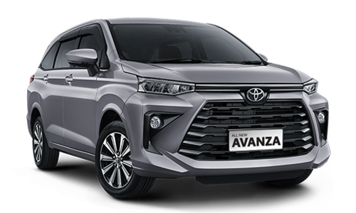 Foto mobil Toyota Avanza 2024 hitam untuk sewa mobil keluarga di Pekalongan