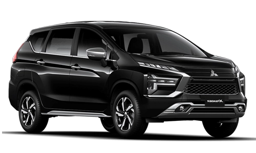 Foto mobil Mitsubishi Xpander putih, MPV tangguh untuk rental harian di Pekalongan